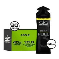 SiS SiS, Beta Fuel + Nootropics Gel, упаковка 30х60мл (Яблоко)