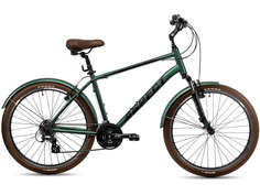 Комфортный велосипед Aspect Weekend, год 2023, цвет Зеленый-Черный, ростовка 18