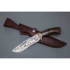 Туристический охотничий нож Скиф Ворсма, сталь 95х18, венге, мельхиор, ручная работа
