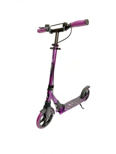 Самокат Y-Scoo RT 205 Chicago Gun с ручным тормозом Neochrome Fuchsia