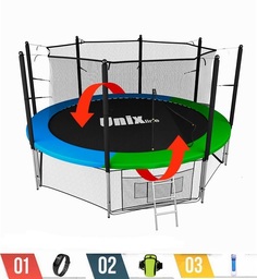 Батут каркасный Unix line 12ft 3,66 м Classic inside + аксессуары
