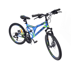 Велосипед STELS Mustang 24" MD V010 2021 16" синий/черный
