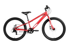 Велосипед Forward SPIKE 24 D (24" 7 ск. рост. 11") красный/белый, 2023