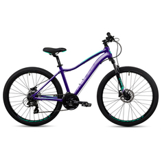 Велосипед горный женский Aspect Oasis HD рама 14,5" фиолетово-зеленый