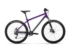 Велосипед Forward Apache 27,5 2.0 D 2023 21" фиолетовый/темно-серый