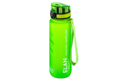 Бутылка для воды Elan Gallery Style Matte 1000 мл 7,8х7,8х28,5 см углубления, ярко-зеленая