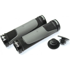 Грипсы велосипедные ручки на руль CLOG308 на руль резиновые 2-х компонентные 130мм 2 фикса Clarks