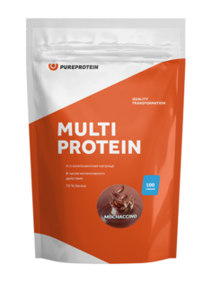 Питание спортивное Pureprotein Multi Protein вкус мокаччино, 3 кг
