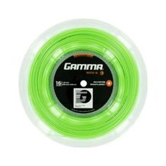 Теннисная струна 1,29 мм 200 м Gamma Moto 16, лайм