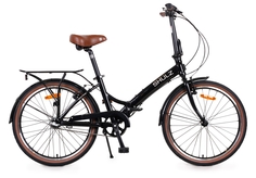 Складной велосипед Shulz Krabi V-brake чёрный