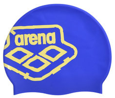 Шапочка для плавания ARENA Team Stripe Cap (синий с желтым) 001463/107