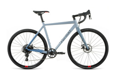 Велосипед Format 2323 700C, 9 ск., рост. 550 мм, серо-синий-мат/синий-мат, 2023