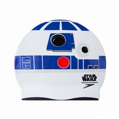 Шапочка для плавания Speedo Star Wars R2-D2 Junior Slogan Cap C631 white