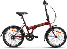 Велосипед складной AIST Compact 2.0 2021 вишневый Аист