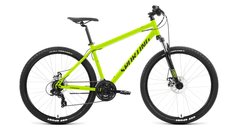 Велосипед FORWARD Sporting 29 2.0 D -23г. (19" / ярко-зеленый-черный )