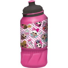 Бутылка детская спортивная "Куклы LOL Surprise!" розовый пластик 420 мл, Stor
