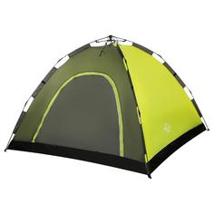 Палатка Maclay Swift, треккинговая, 4 места, green/yellow