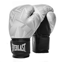 Перчатки тренировочные Everlast Spark 14oz белый,геометрия