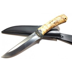 Нож Златоуст Лиса, сталь 95Х18, карельская береза