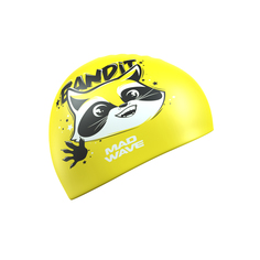 Шапочка для плавания Mad Wave M0572 03 0 06 Bandit Yellow