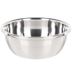 Миска походная, нержавеющая сталь, 3.5 л, 28 см No Brand