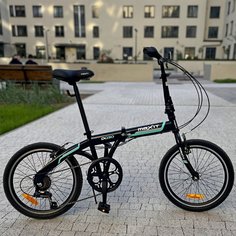 Велосипед складной MAXIT D030 20", колеса 20", рама 13", черный
