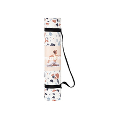 Коврик для йоги Doiy Terazzo Yoga white 140 см, 6 мм