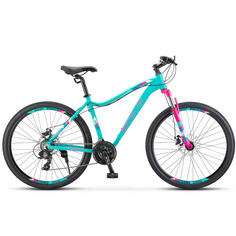 Велосипед горный женский Stels Miss-7500 MD V010 27,5" рама 16" мятный матовый