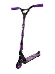 Трюковой самокат Yezz WOW MS-170 черно-фиолетовый