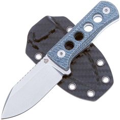 Нож с фиксированным лезвием QSP Knife Canary QS141-D1, сталь 14C28N, рукоять микарта