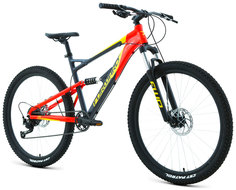 Велосипед Forward Flare 2.0 2023 18" темно-серый/красный