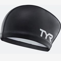 Шапочка для плавания "TYR Long Hair Silicone Comfort Swim Cap", LSCCAPLH-001, черный