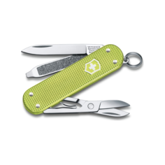 Victorinox Нож-брелок Classic SD Alox Colors Lime Twist 58 мм 5 функций светло-зелёный 0.6