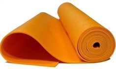 Коврик для фитнеса, йоги, пилатеса Kailash Кайлаш, оранжевый, размер 185 x 60 х 0,3 см Bodhi