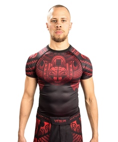 Рашгард Venum Nakahi Black/Red S/S (XL)