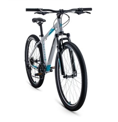 Велосипед Forward Apache 1.0 2022 17" серый/бирюзовый