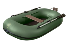 Надувная лодка Boatmaster 250 Эгоист Люкс цвет оливковый 2,5*1,36 м.