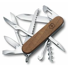 Нож перочинный Victorinox Huntsman Wood (1.3711.63) 91мм 13функций