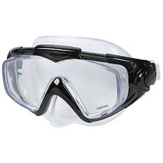 маска для плавания silicone aqua pro mask черная, от 14 лет, арт. 55981-черн, Интекс No Brand