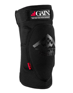 Профессиональная защита коленей BMX, СКЕЙТ, САМОКАТ STEALTH Knee Pads, черная, размер L GA Gain