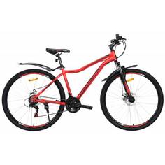 Велосипед Avenger C295D 2021 17.5" красный/черный