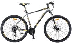 Велосипед Stels Navigator 910 MD (2019) 24 скорости, рама сталь 18,5 черно-золот. LU079528