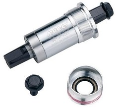 Каретка NECO B920AL, BSA, 73/115 мм, промподшипники, ось 10В21, чашки - алюминий, корпус -