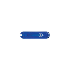 Передняя накладка для ножей Victorinox 58 мм, пластиковая, полупрозрачная синяя