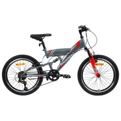 Велосипед 24" Progress Sierra FS RUS, цвет серый, размер 15"