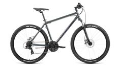 Велосипед Forward Sporting 27,5 2.0 D 2023 17" темно-серый
