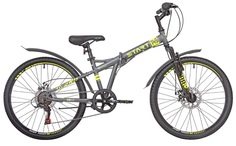 Велосипед 24" 6ск RUSH HOUR START 145 DISC ST серый рама 13" В