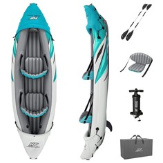 Байдарка Rapid X2 Kayak 2-х местная 312 х 98 см (весла,насос,плавники,сумка) 65142 Bestway
