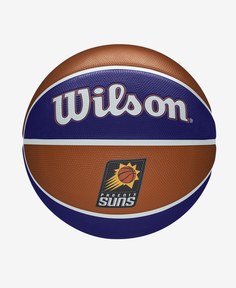Мяч баскетбольный Wilson NBA Team Tribute Phoenix Suns, размер 7, коричнево-синий