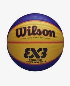 Мяч баскетбольный Wilson FIBA 3X3 Replica, размер 6, желто-синий